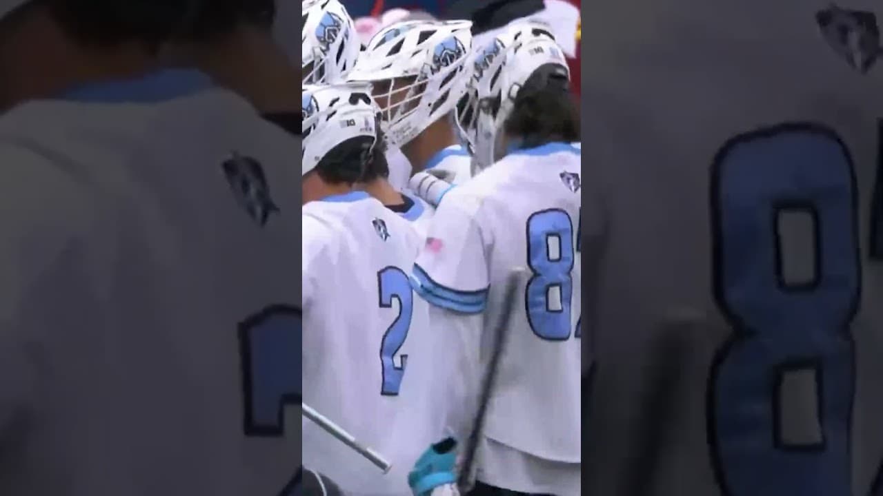 Johns Hopkins goalie Oran Gelinas is one of a kind #lacrosse #goalie