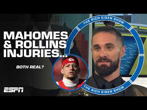 Seth Rollins CATCHES STRAYS comparing his injury to Patrick Mahomes 🍿 | The Rich Eisen Show
