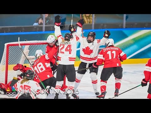 Canada women's hockey shuts out Switzerland in Olympic opener | Winter Olympics 2026 | NBC Sports