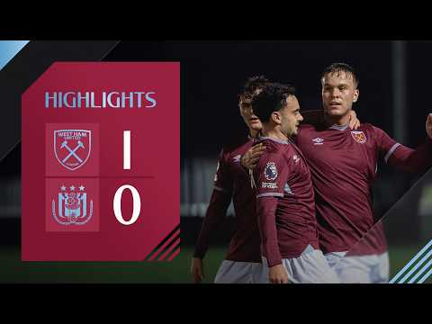 West Ham United U21 1-0 RSC Anderlecht U21 | Premier League International Cup Highlights