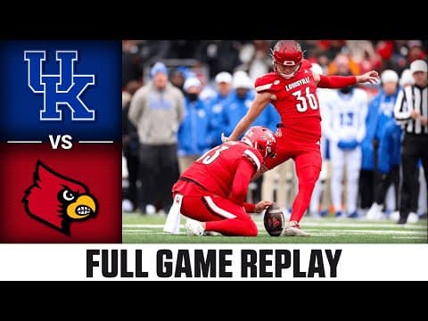 Kentucky vs Louisville Full Game Replay | 2025 ACC Football