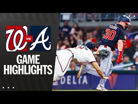 Nationals vs. Braves Game Highlights (9/23/25) | MLB Highlights