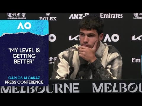 Carlos Alcaraz Press Conference | Australian Open 2026 Third Round