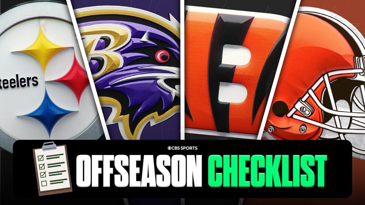 Offseason checklist for AFC North teams: Steelers, Ravens, Bengals, & Browns 📋