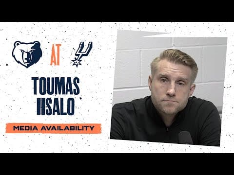 Tuomas Iisalo Press Conference | Grizzlies vs. Spurs