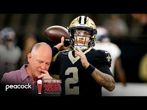 Spencer Rattler named starting quarterback for Saints | Fantasy Football Happy Hour | NFL on NBC