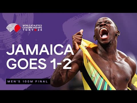 Seville storms to 9.77 for the 100m world title | World Athletics Championships Tokyo 25