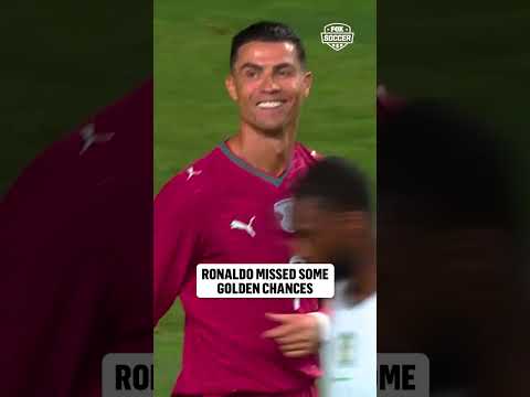It was not Cristiano Ronaldo's night...