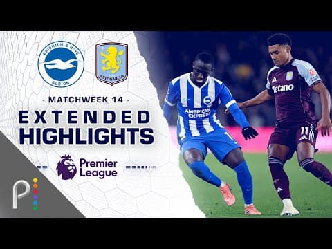 Brighton v. Aston Villa | PREMIER LEAGUE HIGHLIGHTS | 12/3/2025 | NBC Sports