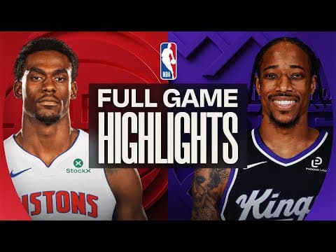 PISTONS at KINGS | FULL GAME HIGHLIGHTS | December 23, 2025