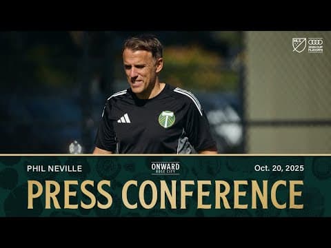 "These are the moments you get out bed for" | Neville talks ahead of playoff match with RSL