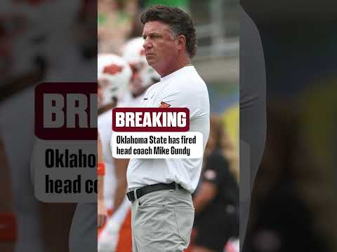 Oklahoma State has FIRED head coach Mike Gundy #collegefootball