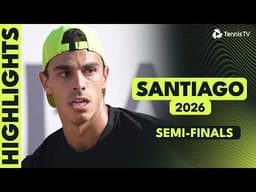 Baez Battles Darderi; Cerundolo Takes On Hanfmann | Santiago 2026 Semi-Final Highlights