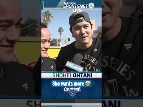 Shohei Ohtani already has his sights set on a third championship 👀