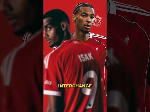 COULD THIS BE HOW ARNE SLOT USES ISAK, EKITIKE, AND SALAH TOGETHER? #premierleague #liverpoolfc