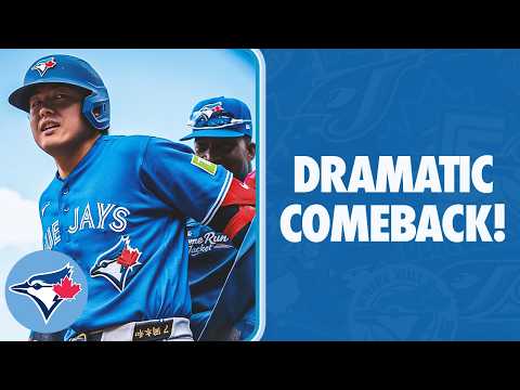 Toronto Blue Jays score EIGHT unanswered runs against Cubs!