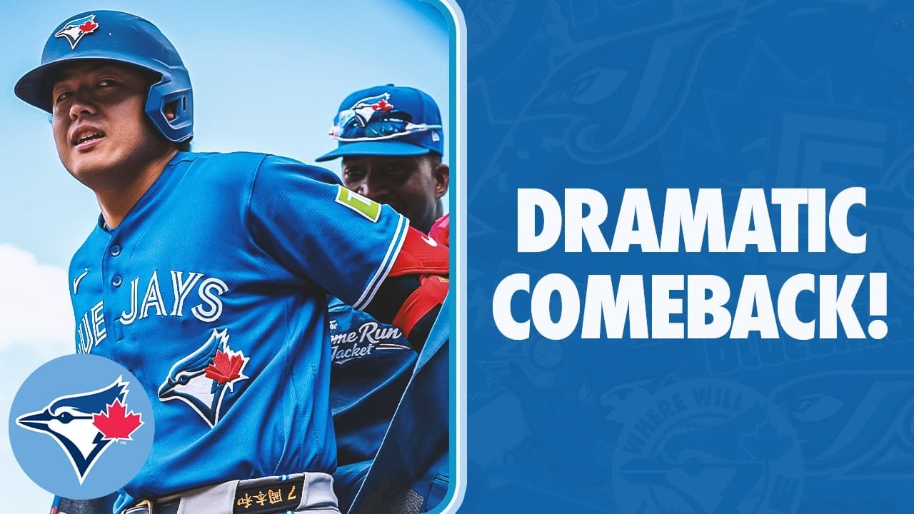 Toronto Blue Jays score EIGHT unanswered runs against Cubs!