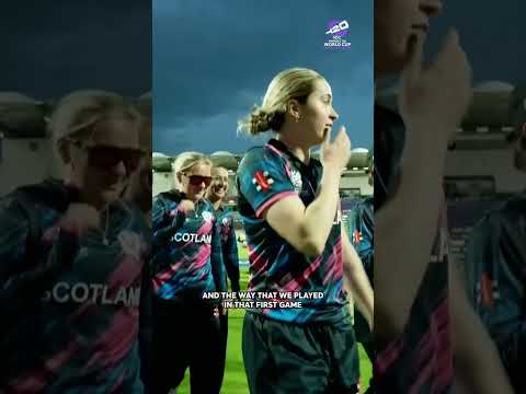 Mixed emotions for Sarah Bryce after Scotland's narrow loss to the West Indies at the #t20worldcup 🏏