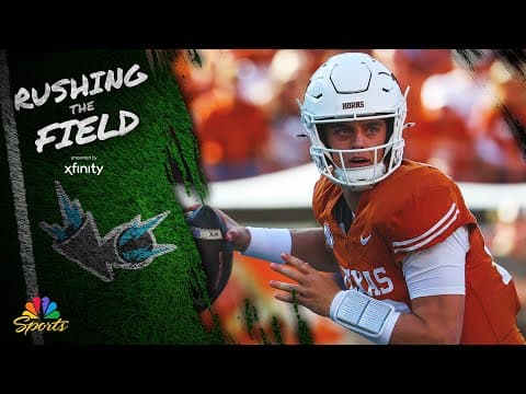Texas can earn 'season-altering upset' if it defeats Texas A&M | Rushing The Field | NBC Sports