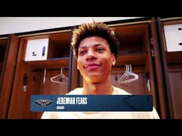 Jeremiah Fears | Pelicans-Clippers Postgame Interview 3/1/2026