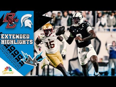Boston College vs. Michigan State | COLLEGE FOOTBALL HIGHLIGHTS | 9/6/2025 | NBC Sports