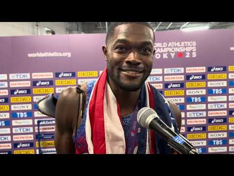 Rai Benjamin on his disqualification and reinstatement as 2025 400m hurdle world champion