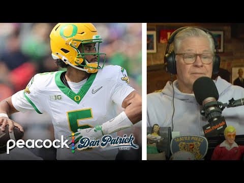 Dante Moore making 'very smart, astute decision' with Oregon return | Dan Patrick Show | NBC Sports