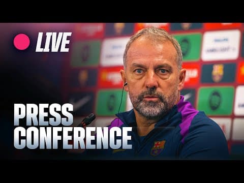 🔴 LIVE | HANSI FLICK PRESS CONFERENCE (FC BARCELONA vs ATHLETIC CLUB) 🔵🔴