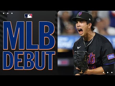 Jonah Tong's MLB debut! ⚡️ (6 strikeouts in 5 innings!)