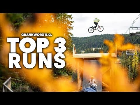 Top 3 Slopestyle Runs from SilverStar | Crankworx British Columbia 2021