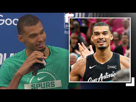 "It's probably the most excited I've seen this arena"  Wemby Speaks On Game 1 Fans | April 19, 2026