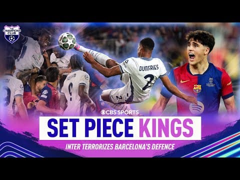 Inter Milan set piece MAGIC ✨, but was it enough vs Barcelona in UCL SF Leg 1? 🧐 | Champions Club
