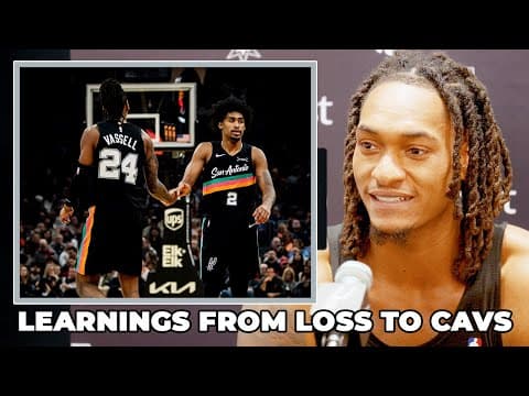 Devin Vassell on Learnings From Spurs' Loss to Cleveland