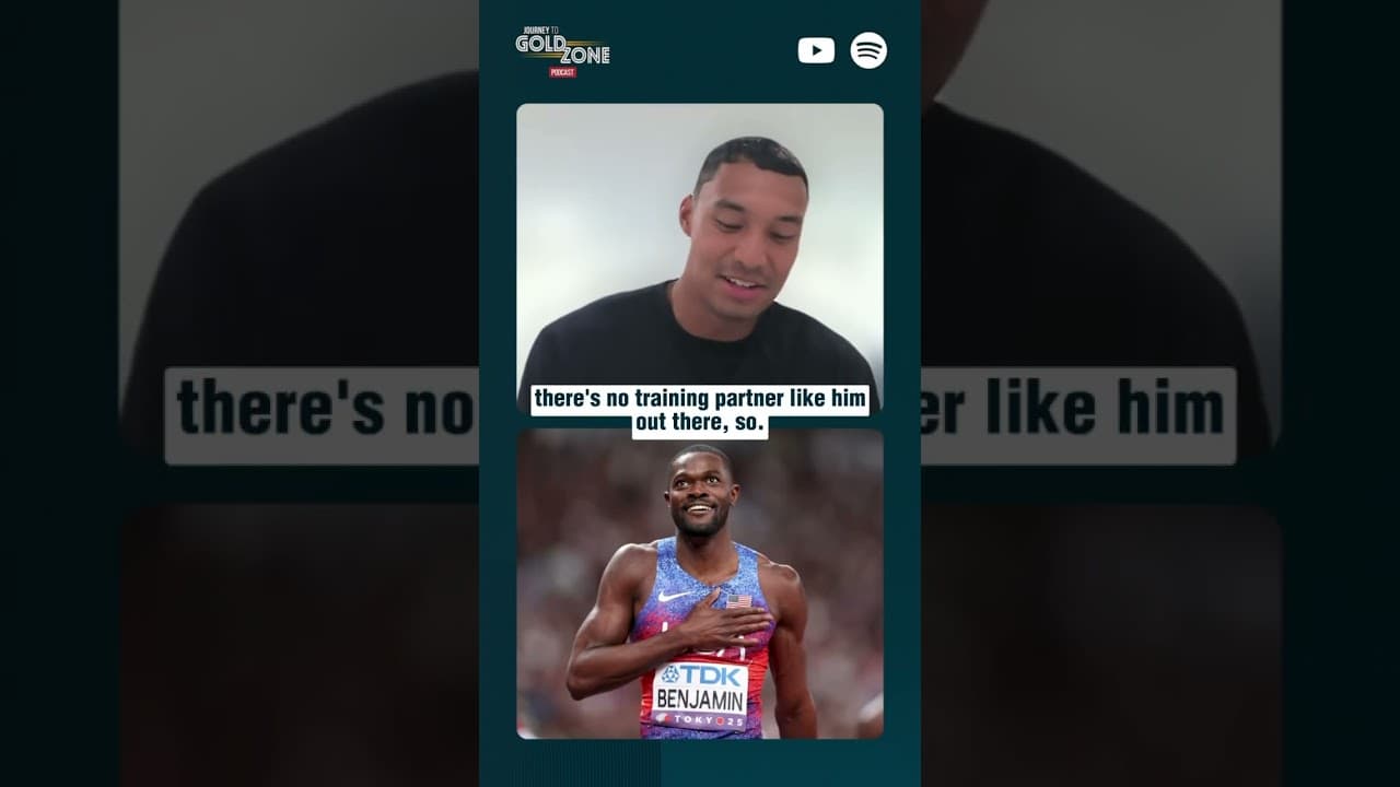 Michael Norman on switching coaches and training with Rai Benjamin 👀🔥 #track #usatf #athlete #sports