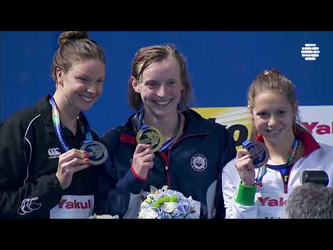 Katie Ledecky Shatters 1500m Freestyle World Record | Worlds 2015