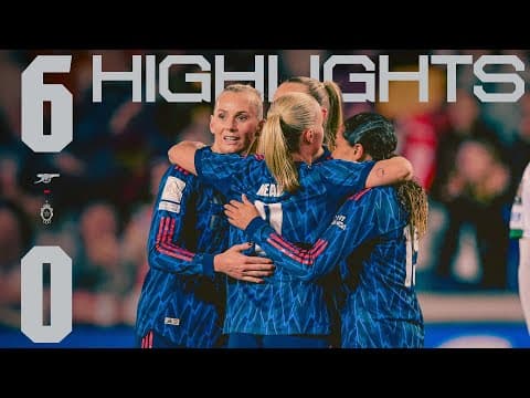 HIT FOR SIX 🏏 | HIGHLIGHTS | Arsenal vs ASFAR (6-0) | FIFA Women's Champions Cup