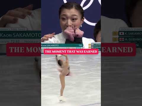 This reaction is WELL-EARNED by Kaori Sakamoto 🥹🎊