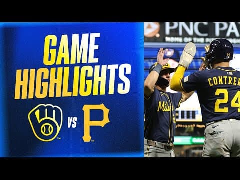 Pirates vs. Brewers Game Highlights (9/5/25) | MLB Highlights