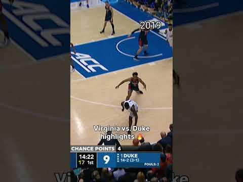 This matchup is intense 😤 #virginiacavaliers #dukebluedevils #accbasketball