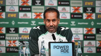 Pressekonferenz mit Daniel Thioune vor Köln I 1. FC Köln vs. SV Werder Bremen