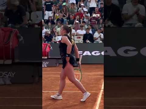 Ostapenko digs DEEP 🪏 #WTA #JelenaOstapenko #MatchPoint #Tennis #IBI26