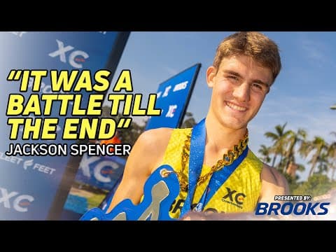 Jackson Spencer Wins The Inaugural Brooks XC Championships | Interview