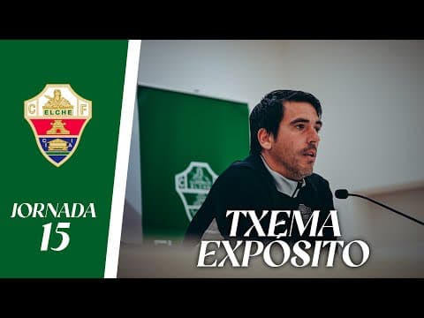 RUEDA DE PRENSA | Txema Expósito habla sobre el SE AEM Lleida B - Elche CF Femenino | Jornada 15