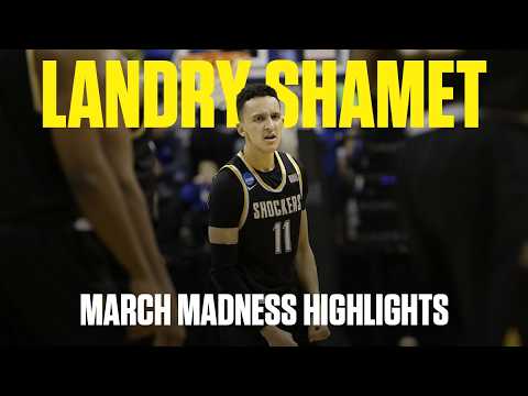 Landry Shamet March Madness highlights at Wichita State