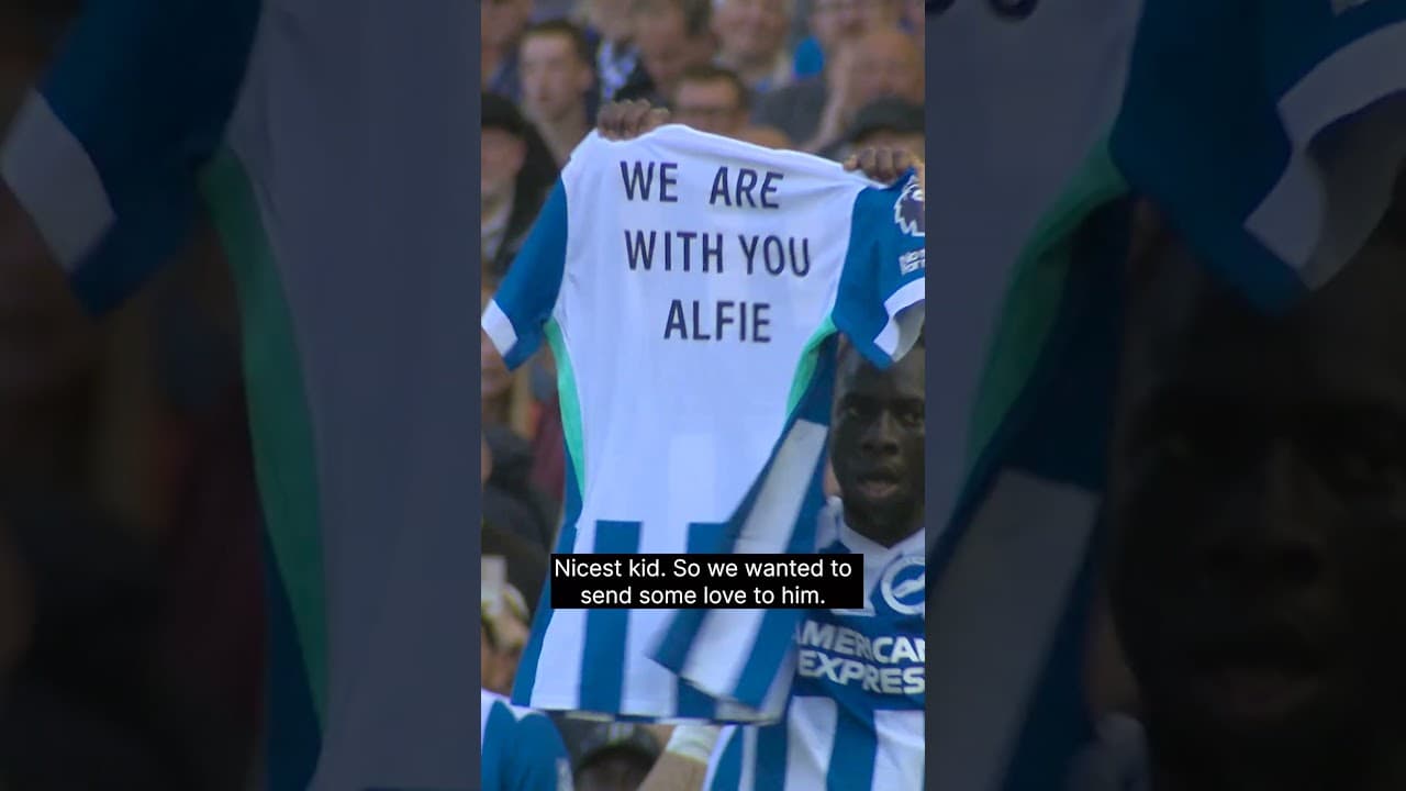 Dunk reveals celebration for kitman Buzz’s son 💙#brightonandhovealbion #lewisdunk