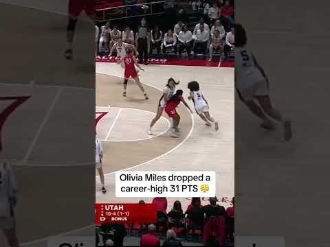 Despite the loss, Olivia Miles went to work 💪