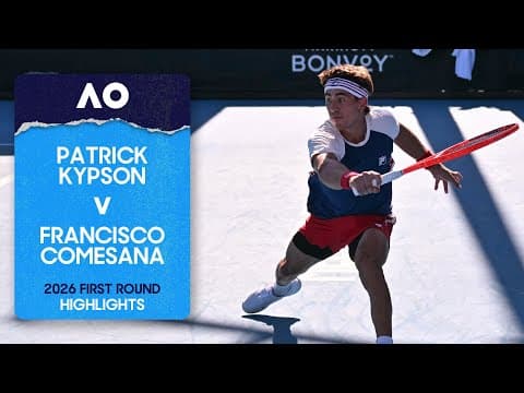 Patrick Kypson v Francisco Comesana Highlights | Australian Open 2026 First Round