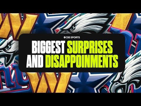 Biggest Surprise and Disappointment for EVERY NFC East team: Eagles, Cowboys, Commanders, and Giants