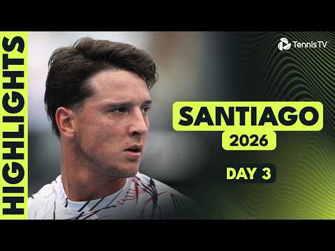 Navone & Darderi Clash; Ugo Carabelli, Hanfmann, Pellegrino Feature | Santiago 2026 Highlights Day 3
