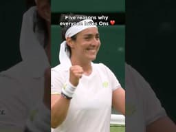 Ons Jabeur moments to make you smile 😃❤️ #shorts #tennis #tennisplayer #tennistiktok